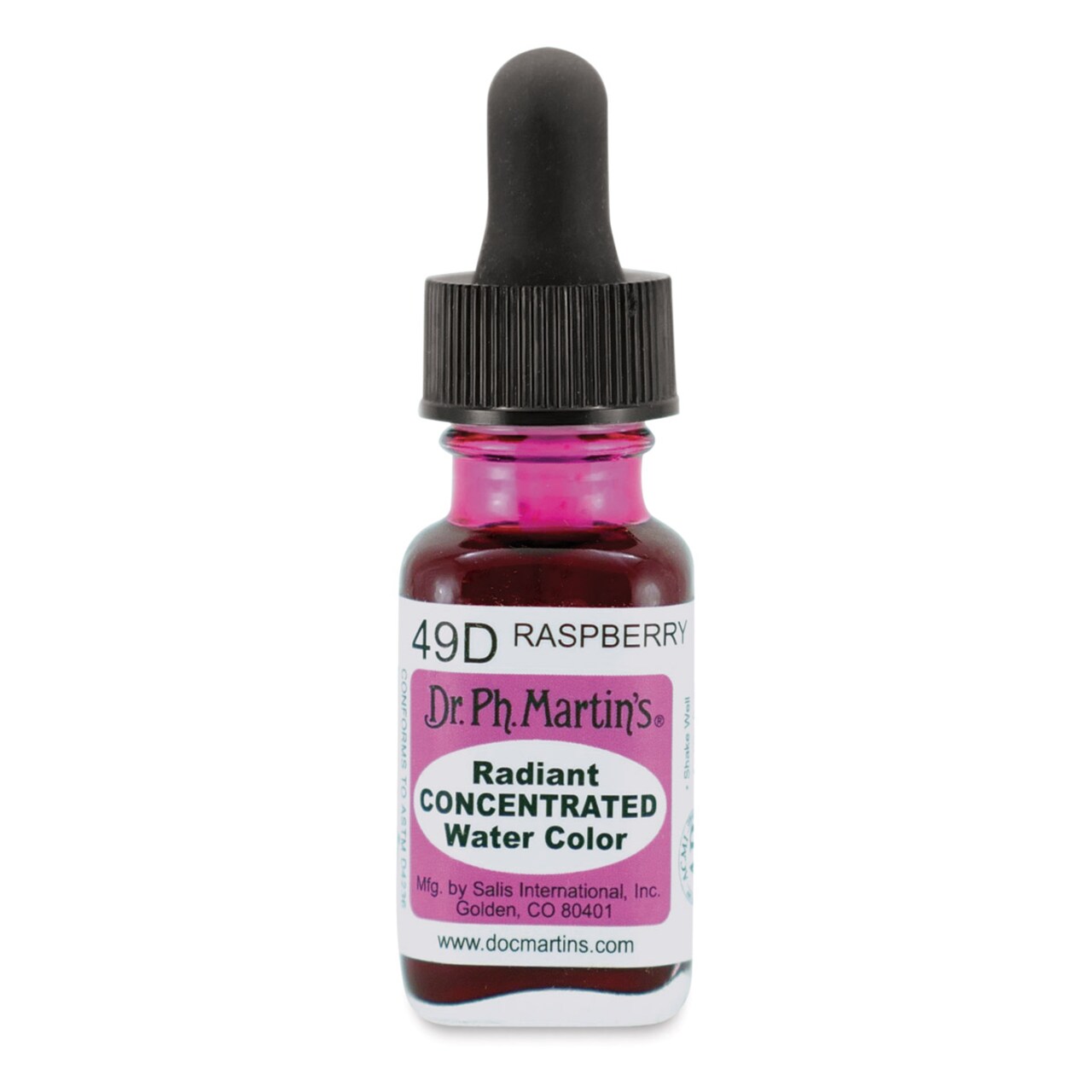 Dr. Ph. Martin's Radiant Concentrated Individual Watercolor - 1/2 oz, Raspberry